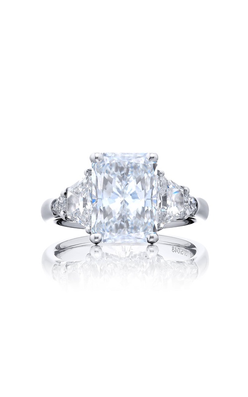 Timeless 3.64 ct. Radiant-Cut Diamond Ring with Trapezoid & Tapered Baguette Accents