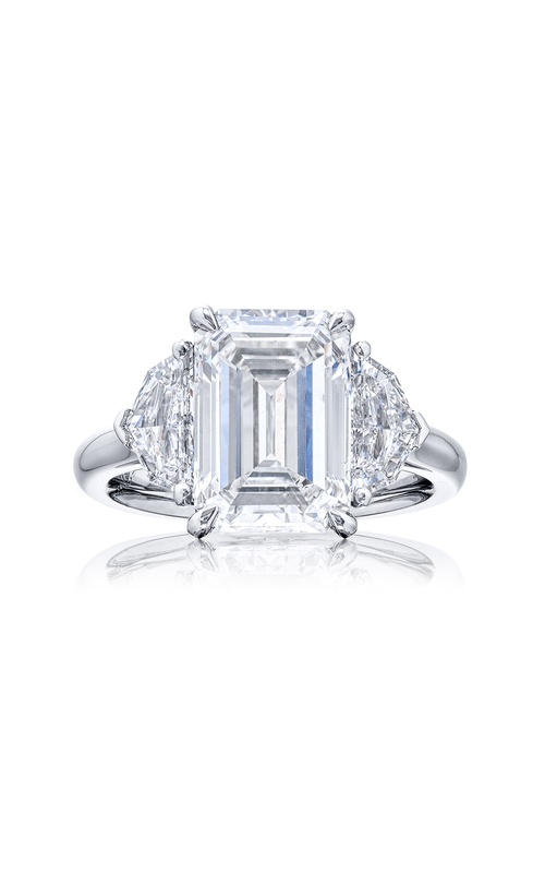 4.22 ct GIA Certified Diamond Ring | Emerald-Cut Diamond with Epaulet Diamonds in Platinum | Dazzling Brilliance by Jb Star