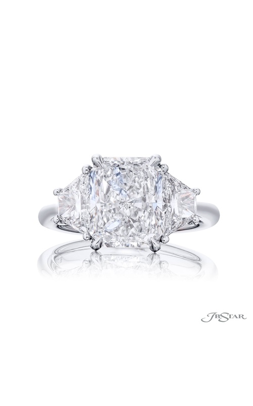 4.50 ct. Radiant-Cut Diamond Engagement Ring in Platinum