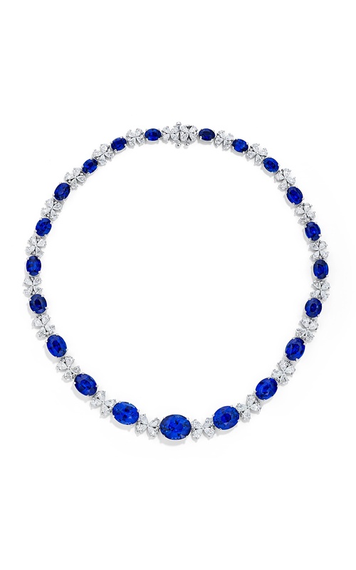 One-of-a-Kind Beauty: Certified Sapphire and Diamond Necklace