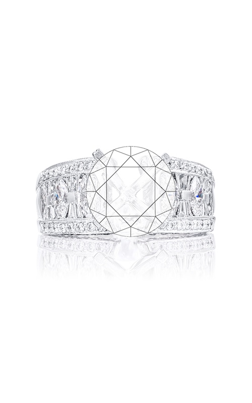 Semi Mount Signature Design Marquise Baguette Round Diamond