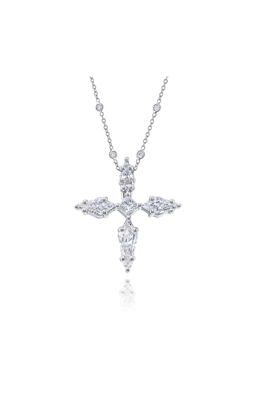 Exquisite Style: Our One-of-a-Kind Diamond Cross Pendant in Platinum