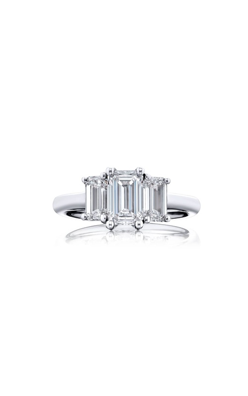1.00 ct. GIA-Certified Emerald-Cut Diamond Ring in Platinum