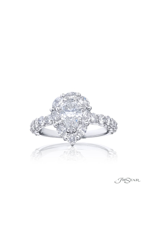 Timeless 0.74 ct. GIA-Certified Pear-Shaped Diamond Ring in Platinum