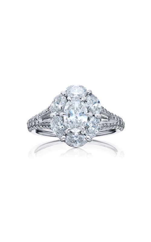 0.70 ct. GIA-Certified Oval Diamond Ring in Platinum