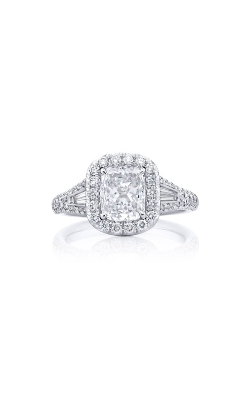 1.56 ct. GIA-Certified Cushion-Cut Diamond Ring in Platinum