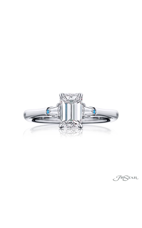 1.16 ct. GIA-Certified Emerald-Cut Diamond Ring in Platinum