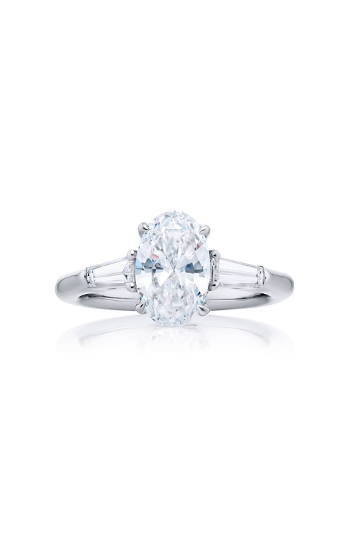 Platinum Oval Diamond GIA Certified Ring