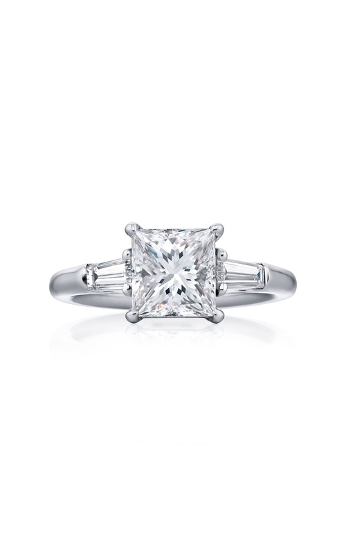 2.10 ct. GIA-Certified Princess-Cut Diamond Ring in Platinum