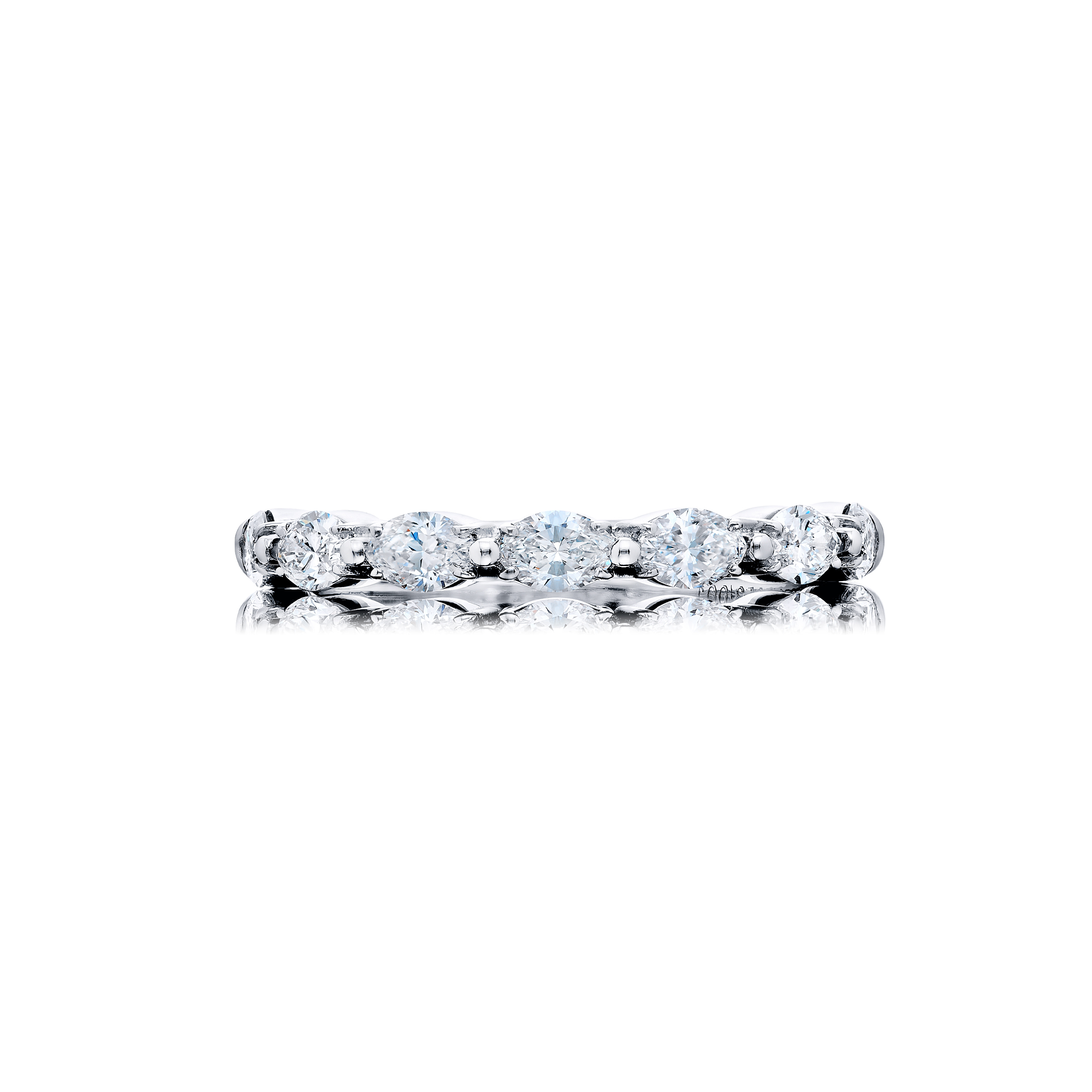 Platinum Marquise Diamond East-West Band