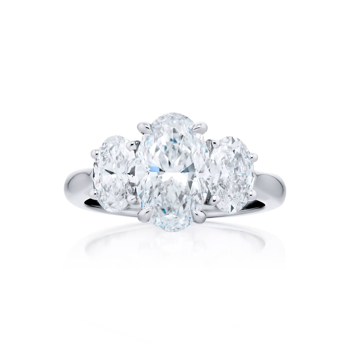 Platinum Oval Diamond GIA Certified Engagement Ring
