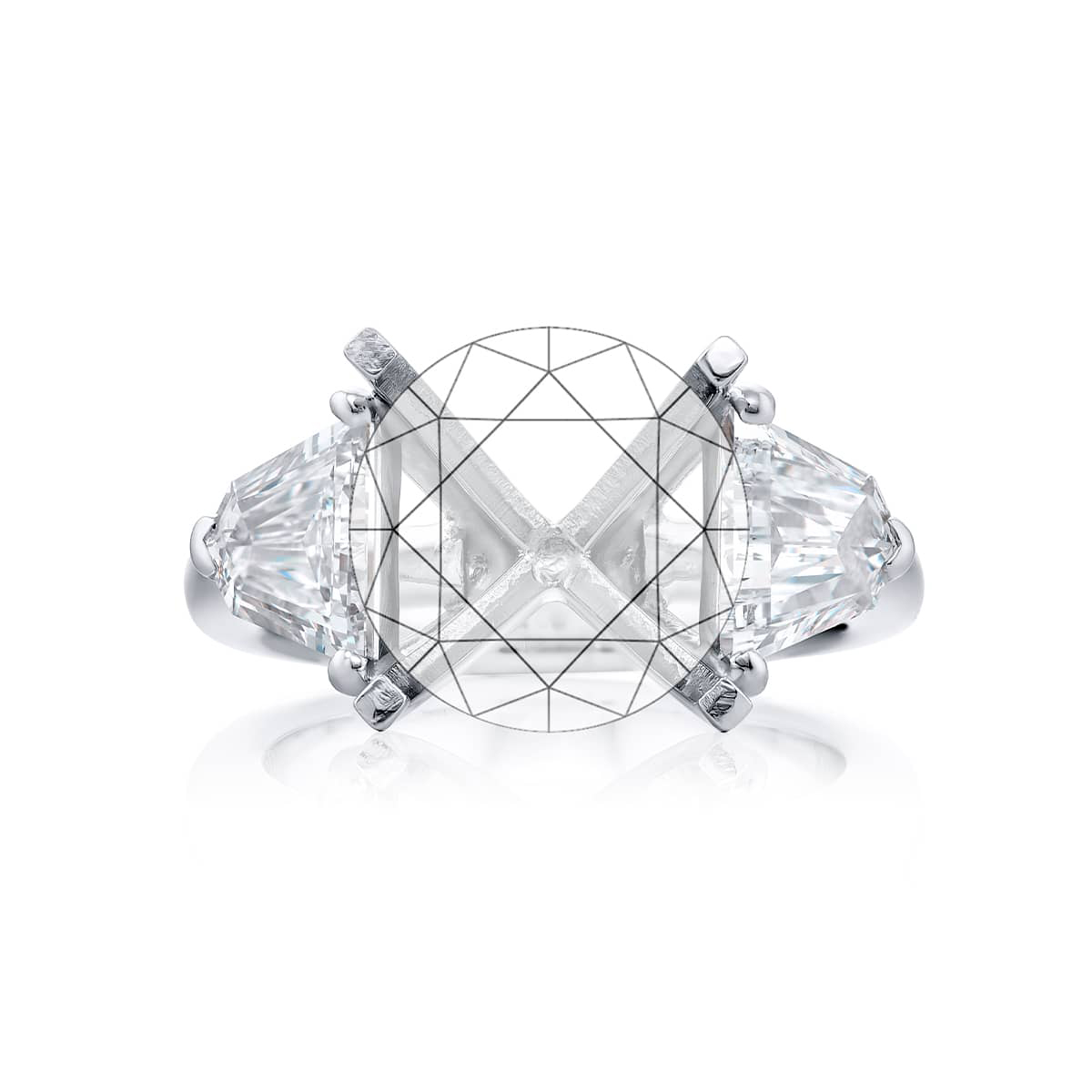 13.05 ct Burma Sapphire & Diamond Ring | Certified Oval Sapphire in Platinum | Magnificent Design by Jb Star