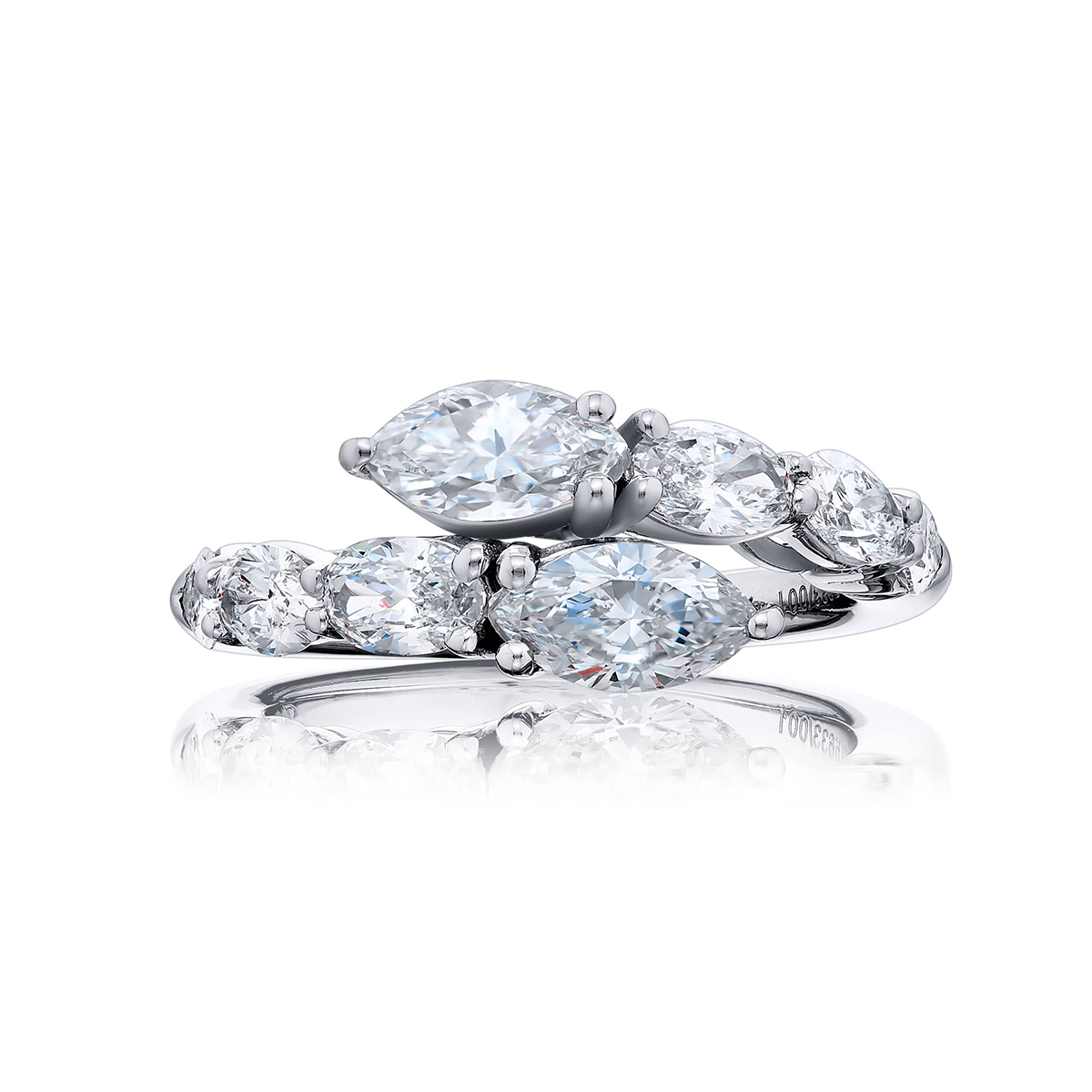 Platinum Marquise Diamond Twogether Ring