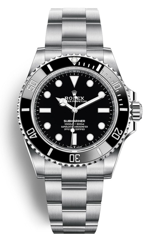 41MM SS SUBMARINER NON-DATE, BLACK DIAL BLACK BEZEL, WHITE HOUR MARKERS, OYSTER BRACELET, CARD C.202