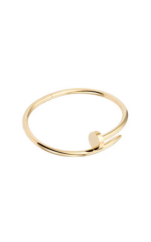 18KY CARTIER NAIL JUSTE UN CLOU BANGLE, 16CM, M#OYZ559