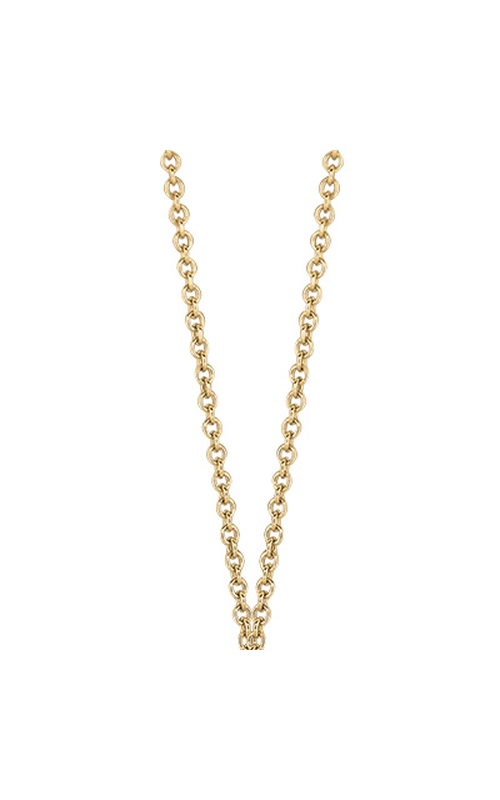 18KY GOLD CIRCLE LINK CHAIN, 18, LOBSTER CLASP