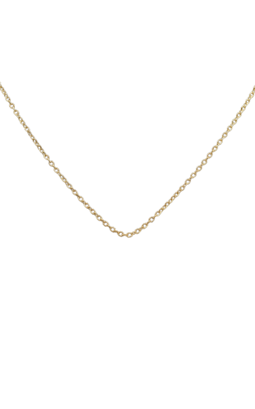 14KY CABLE LINK CHAIN, LOBSTER CLASP, 1.41grams, 16