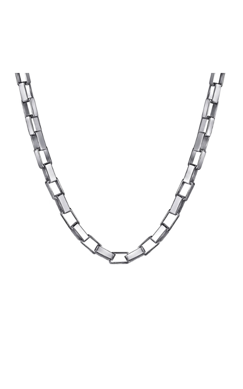 STERLING SILVER MEN'S SOLID BOX CHAIN NECKLACE, 22 2.5MM, S#S2369580