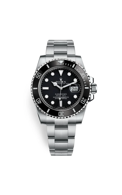 PRE-OWNED 40MM SS SUBMARINER BLACK DIAL BLACK BEZEL, OYSTER BRACELET S#K25Y0494