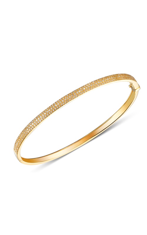 14KY 0.52CTW DIAMOND BANGLE WITH 212 DIAMOND TOTAL