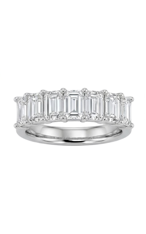 18KW 2.25CTW EM DIAMOND SHARED PRONG 1/3 ETERNITY BAND