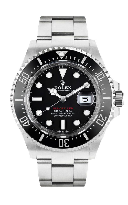 41MM SS SEA DWELLER, BLACK DIAL, LUMINSCENT HOUR MARKERS, OYSTER BRACELET S#435EW242