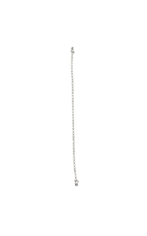 14KW BEZEL SET DIAMOND TENNIS BRACELET, 47 DIAS RDS = 2.50CTW, H-I SI2