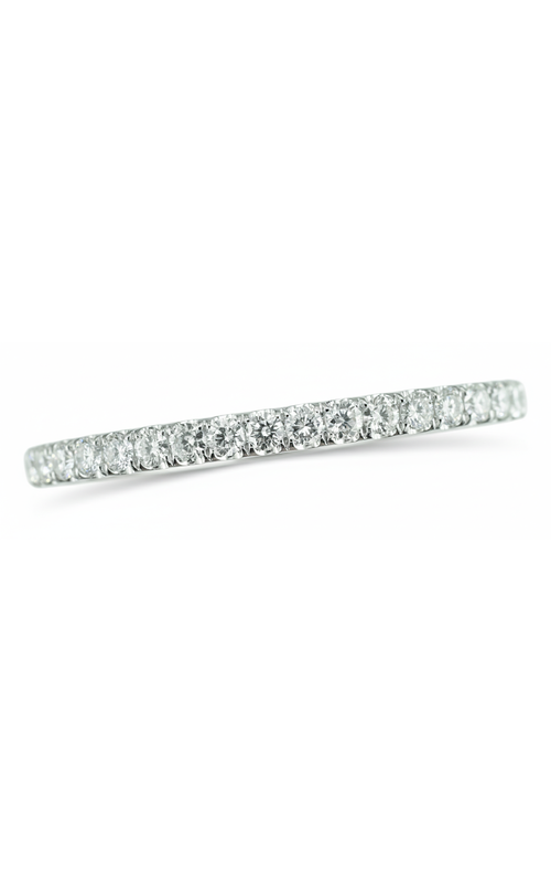 18KW 4CTW DIAMOND BANGLE WITH 19 RDS U-SET ALONG THE OUTSIDE AND A PUSH BUTTON CLASP