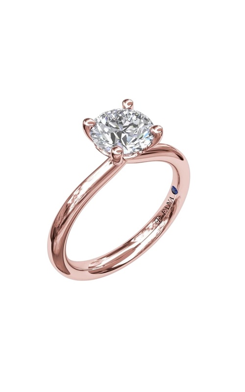 14KR SOLITAIRE ENGAGEMENT RING WITH A 1.5CT ROUND CZ CENTER IN A 4 PRONG HEAD WITH POINTED SAFETY B
