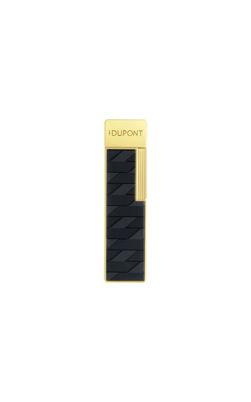 YGP/BLACK LACQUER ST DUPONT TWIGGY LIGHTER 1872 BLACK