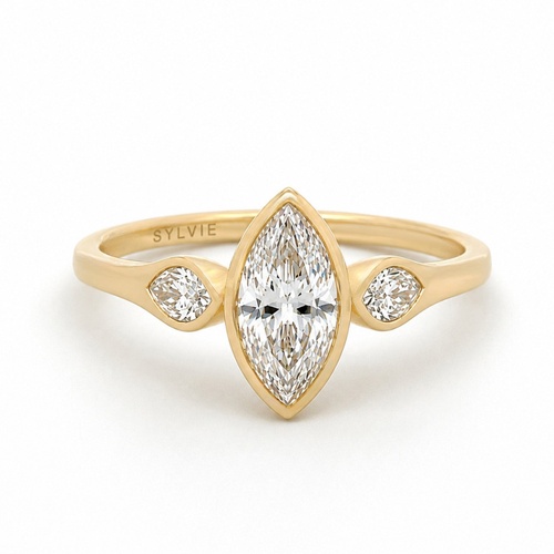 Three Stone Engagement Ring
