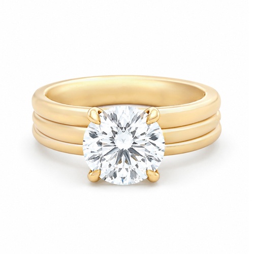 Round Solitaire Engagement Ring