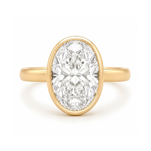 Oval Halo Engagement Ring