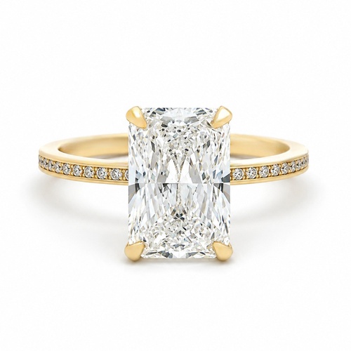 Sidestone Engagement Ring