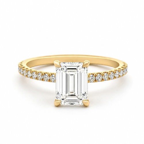 Sidestone Engagement Ring