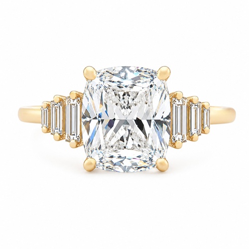 Sidestone Engagement Ring