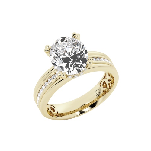Sidestone Engagement Ring