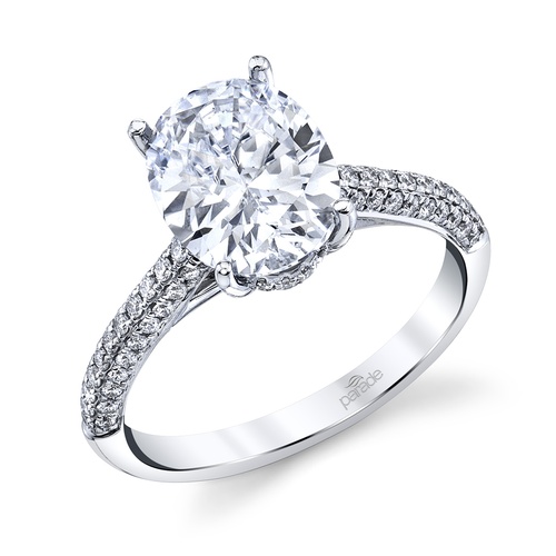 Sidestone Engagement Ring