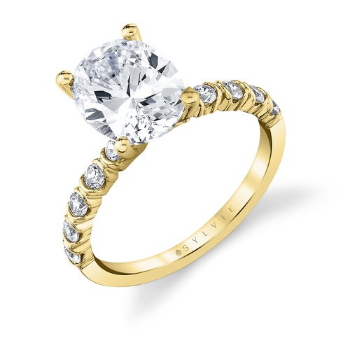 Sidestone Engagement Ring