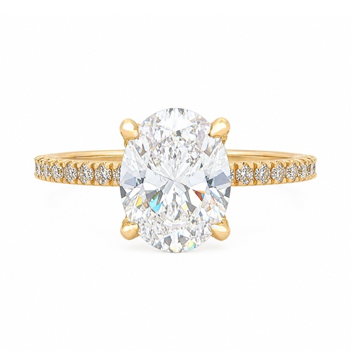Sidestone Engagement Ring