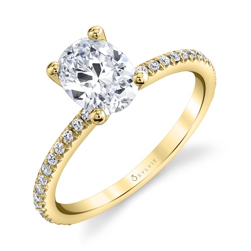 Sidestone Engagement Ring