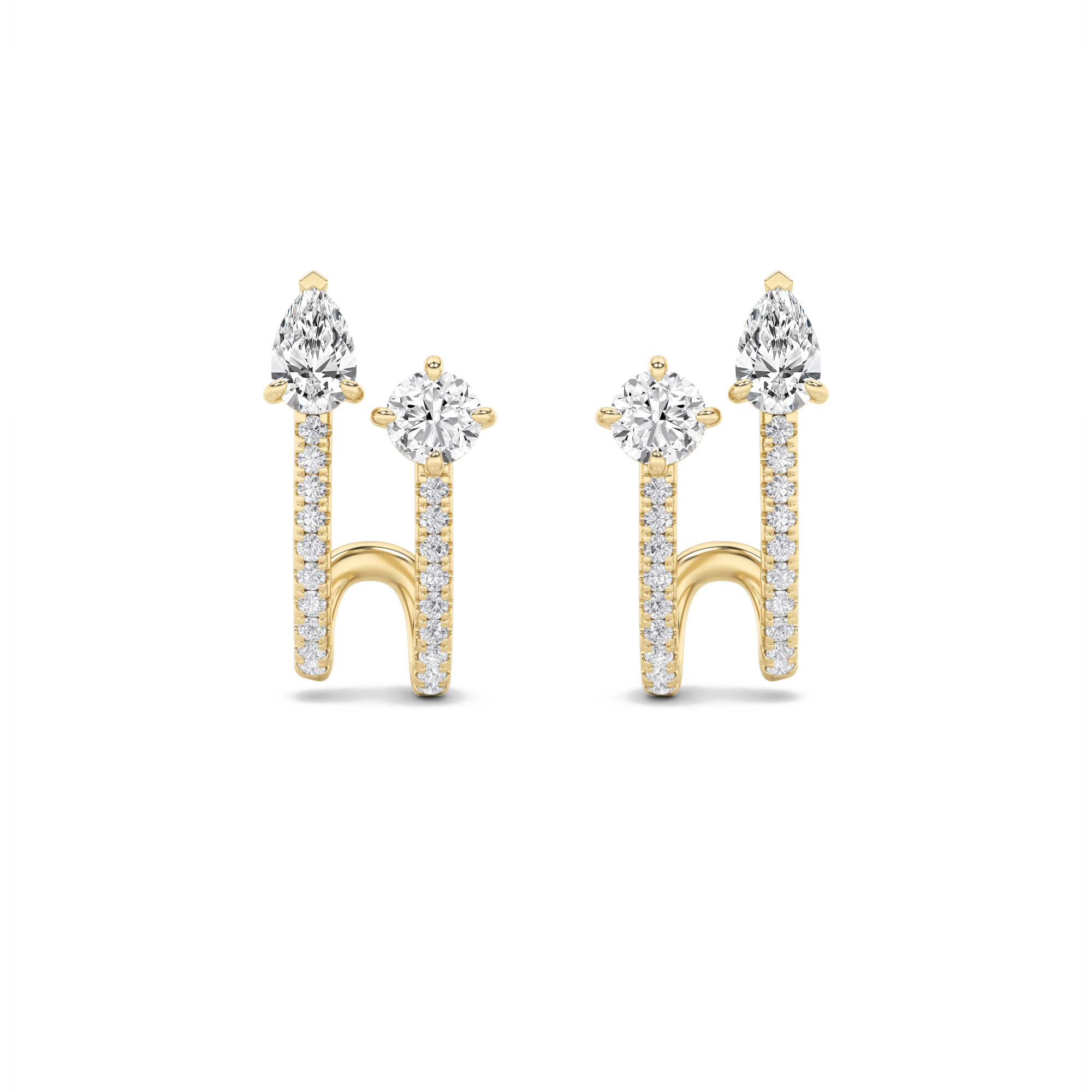 FANCY DOUBLE EARRINGS