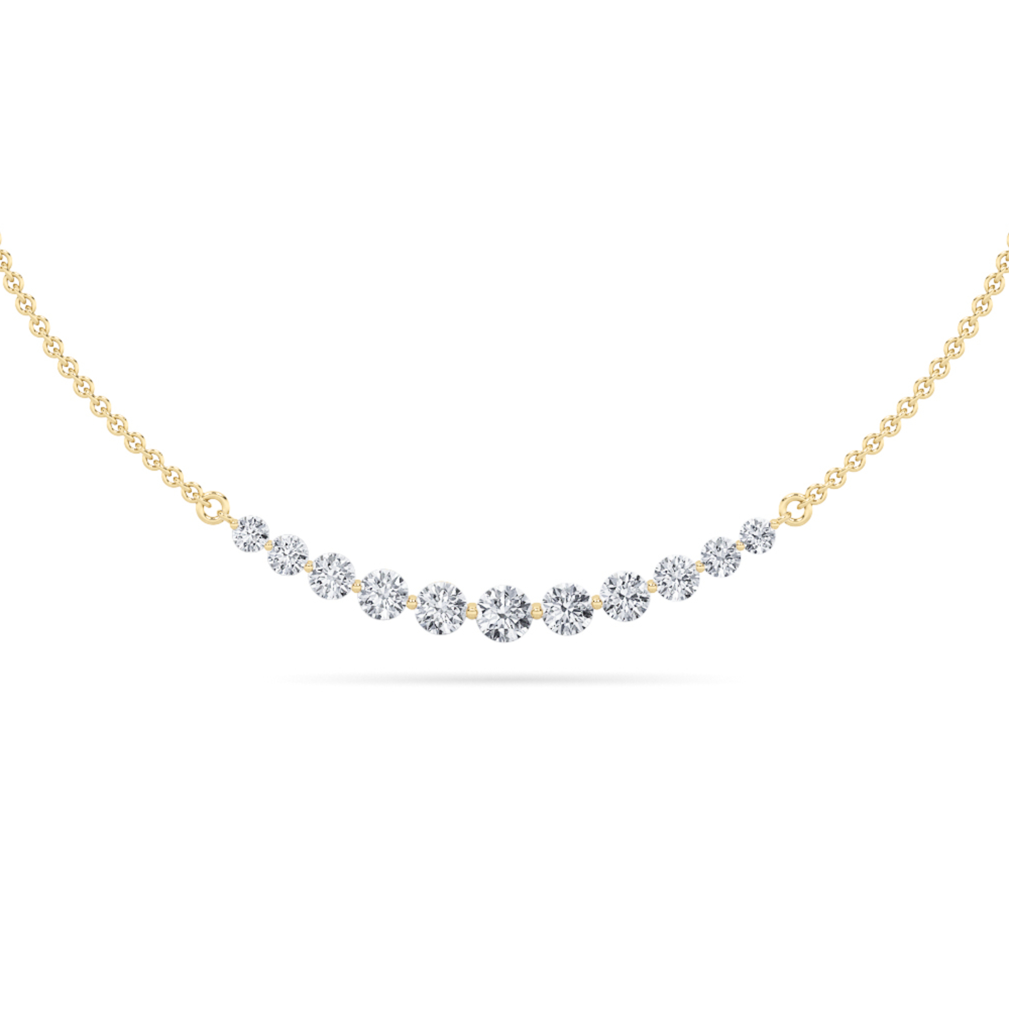 11 STONE DIAMOND NECKLACE