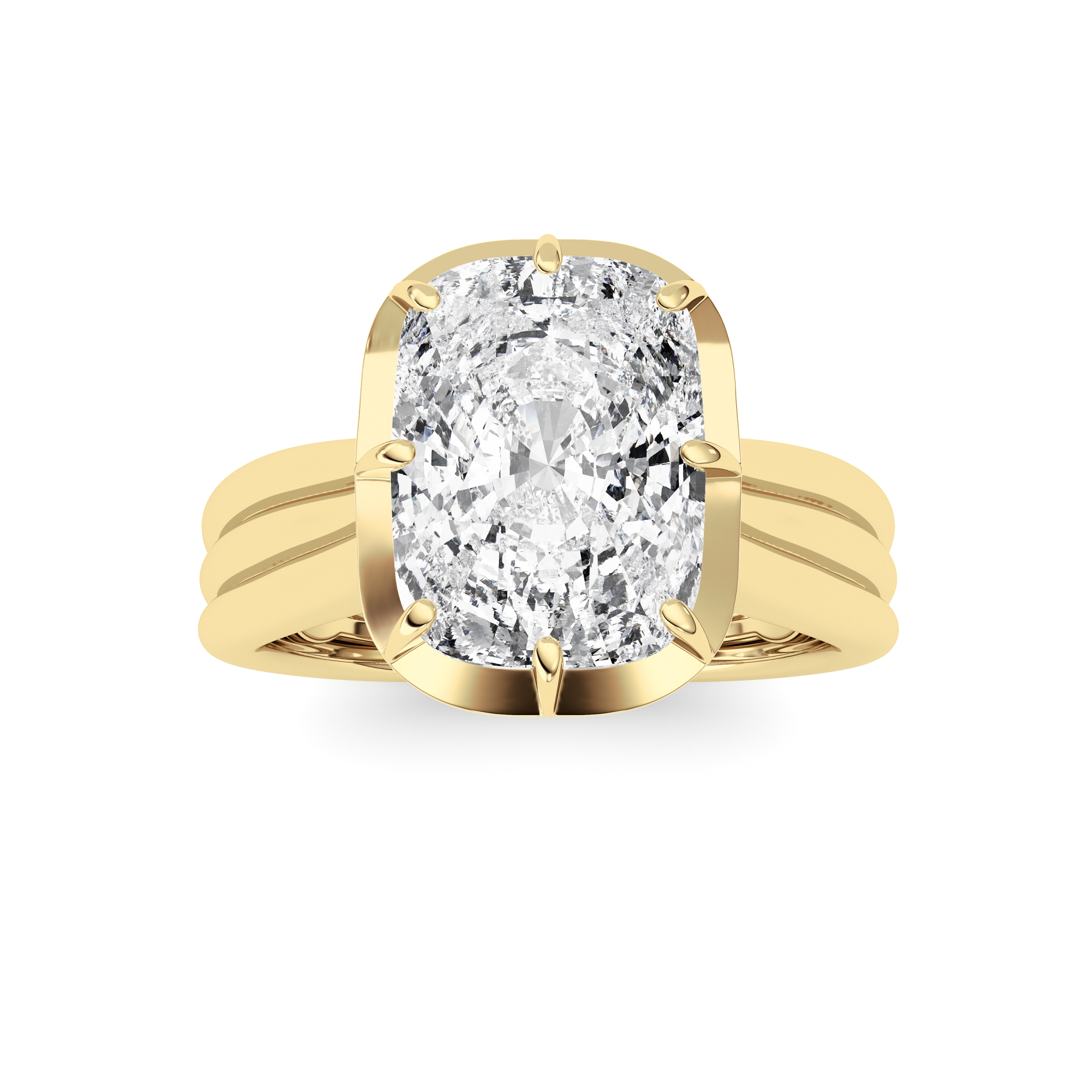 3.00 CT Diamond Ring in 14K Yellow Gold