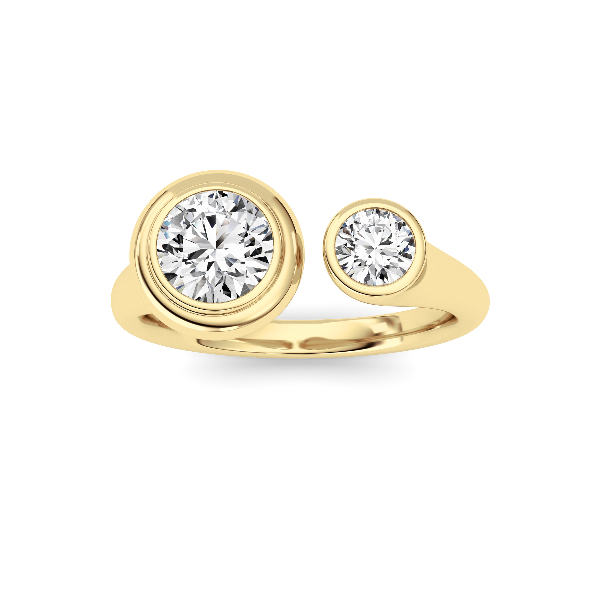 1.00 CT Diamond Ring in 14K Yellow Gold