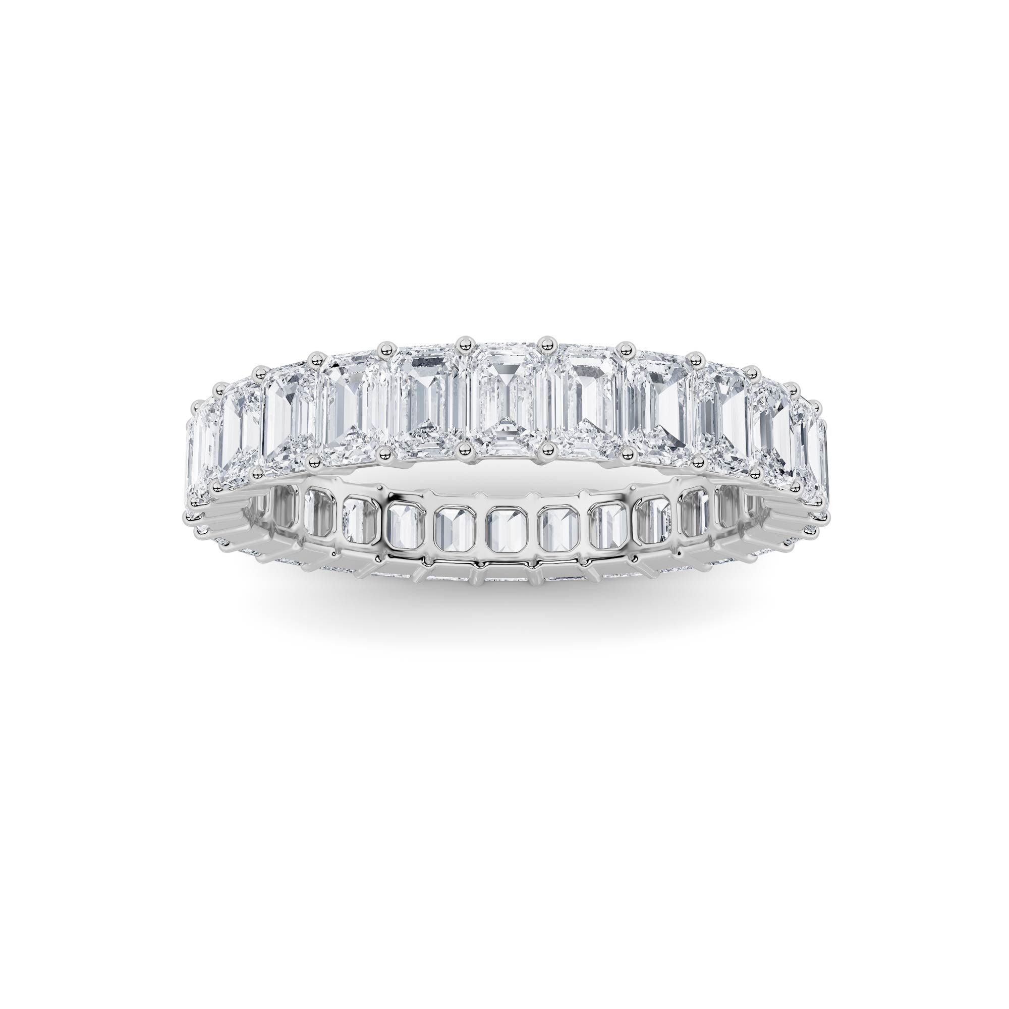 3.35 CT Diamond Ring in 14K White Gold
