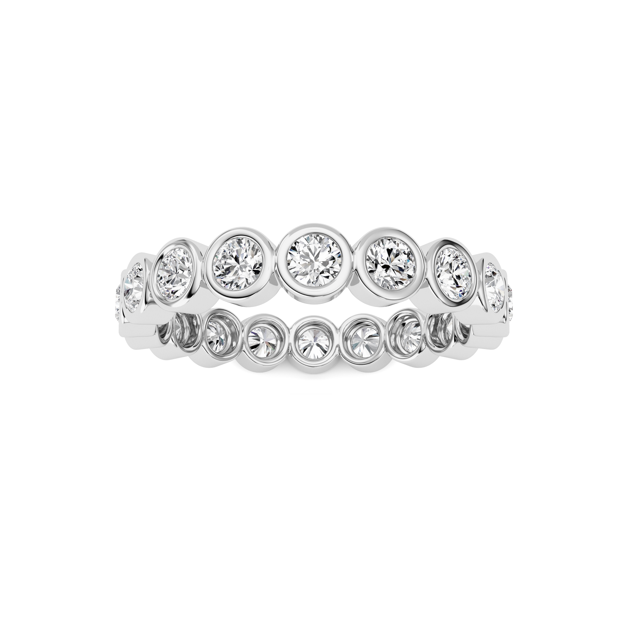 1.80 CT Diamond Ring in 14K White Gold