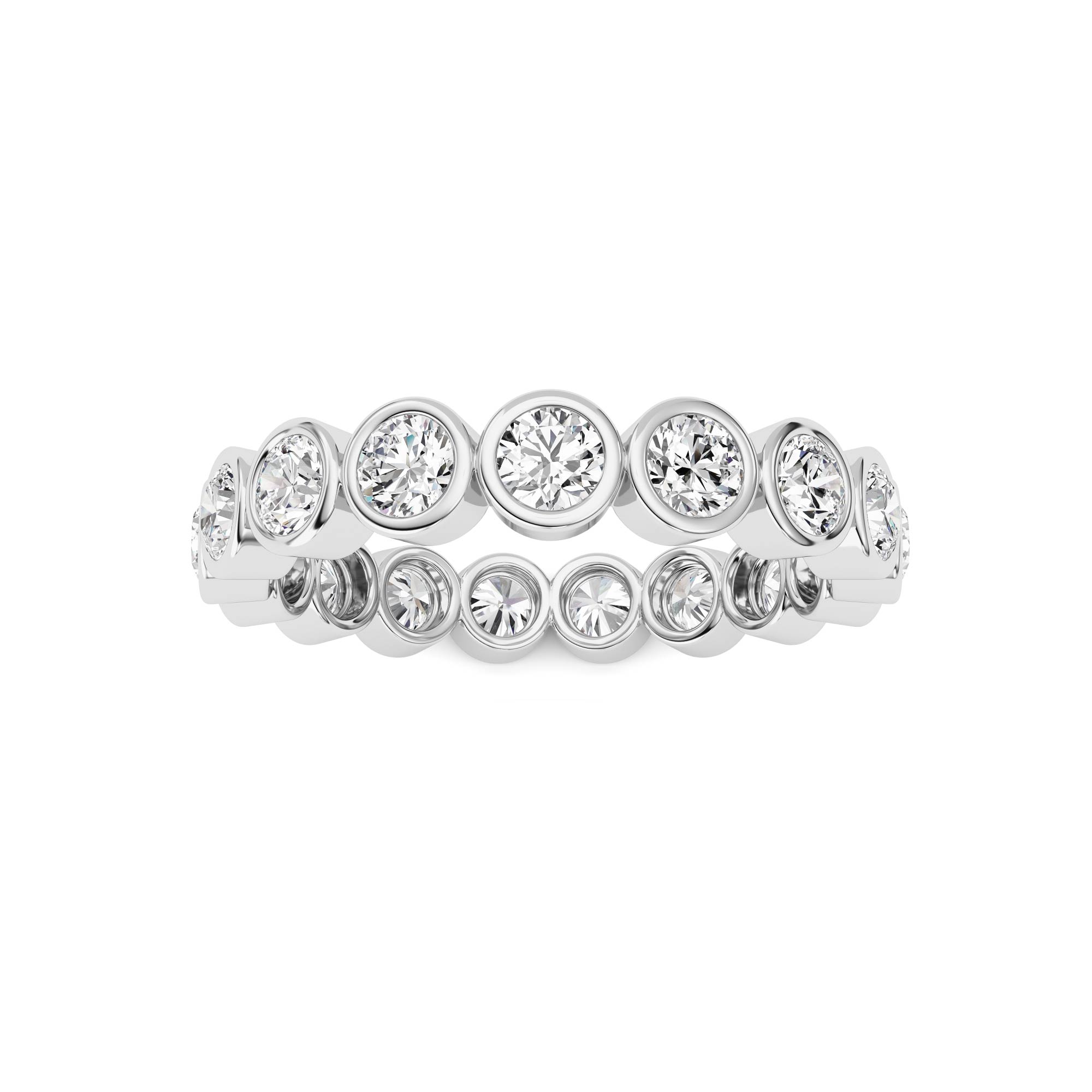 2.20 CT Diamond Ring in 14K White Gold