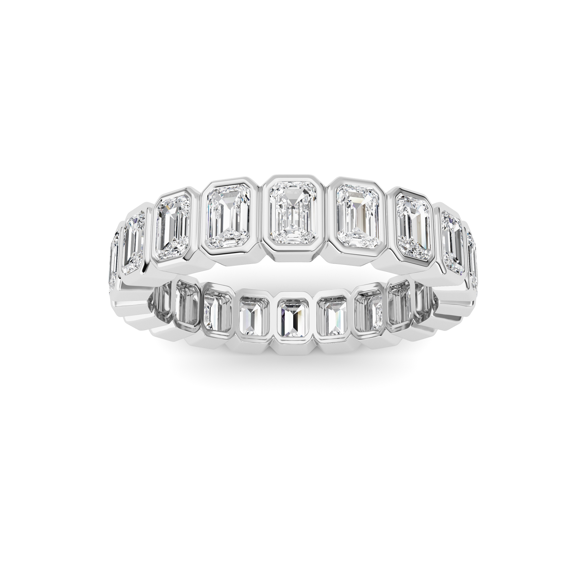 3.00 CT Diamond Ring in 14K White Gold