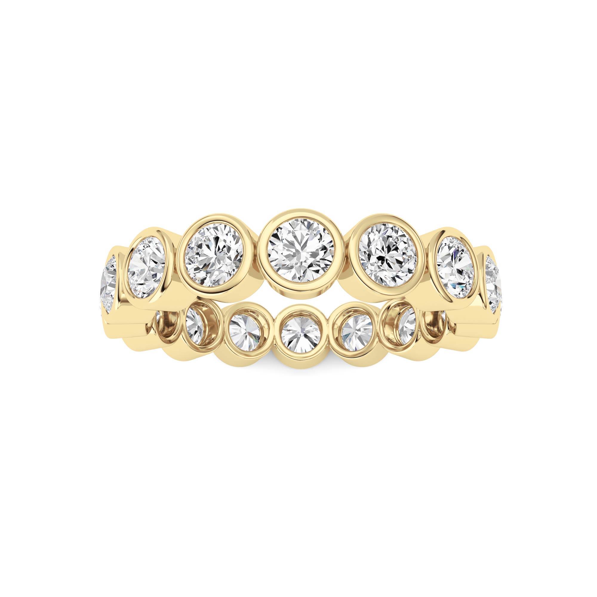 2.90 CT Diamond Ring in 14K Yellow Gold